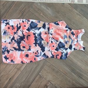 Floral racerback dress